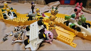 NEW! Knex Mario Kart: GCN Dry Dry Desert
And now heres Track #3 from The NEW! Knex Mario Kart Ultimate Christmas Package 2024!
Since this track is from Mario Kart: Double Dash, I decided to do something that Ive rarely ever done before and honestly shouldve done more often: putting an additional racer in the back of each kart, just like in the game!
This track also marks the debut of two new racers, both of whom also originally joined the roster in MKDD: Birdo and Paratroopa!
Now admittedly, this track doesnt look the greatest, but the editing and clever use of voice clips and sound effects still make it a very fun time, and I hope you agree! Thanks for watching! NEW! Knex Mario Kart: GCN Dry Dry Desert