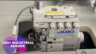 MO-6700DA Series Direct-Drive, Semi-Dry Industrial Serger: Eliminate O