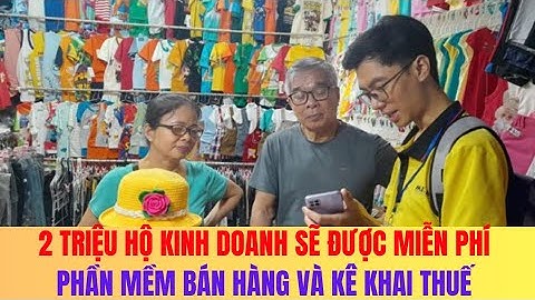 2 TRIỆU HỘ KINH DOANH SẼ ĐƯỢC MIỄN PHÍ PHẦN MỀM BÁN HÀNG VÀ KÊ KHAI THUẾ #thue4.0 #mienthue #misa