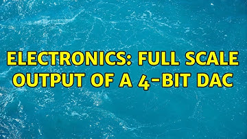 Electronics: full scale output of a 4-bit DAC