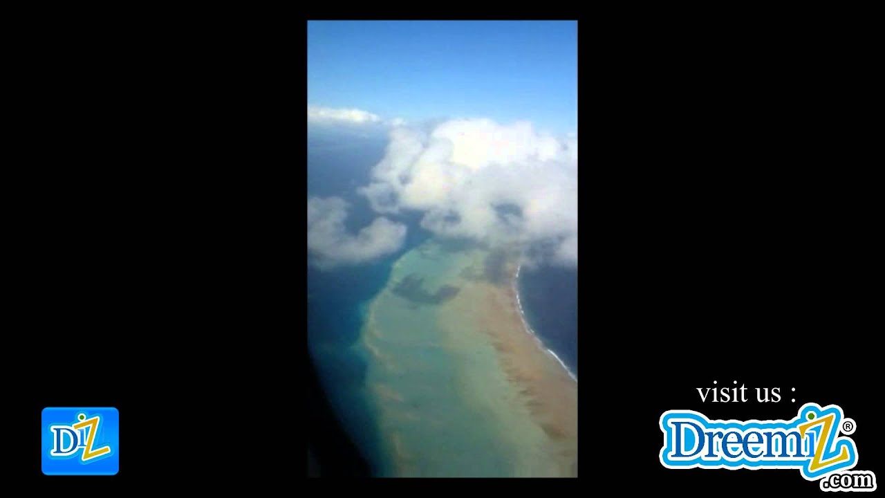 Flying over Marutea island
