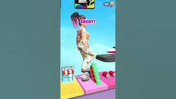 ASMR Tippy Toe Try Again |tippy toe3D  level 226 #Xshorts #tippytoe #satisfying#asmr