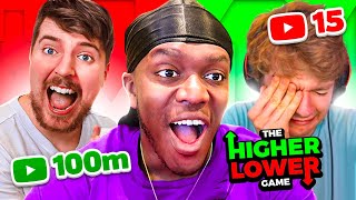 SIDEMEN HIGHER OR LOWER (YouTube Subscribers)