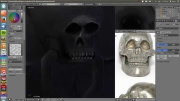 Texture painting a low poly 3D model with Blender