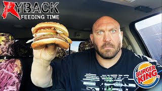Burger King Bbq Impossible Whopper Ryback Feeding Time