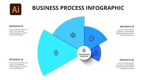 How to Create a Business Process Infographic in Adobe Illustrator / Free Slides