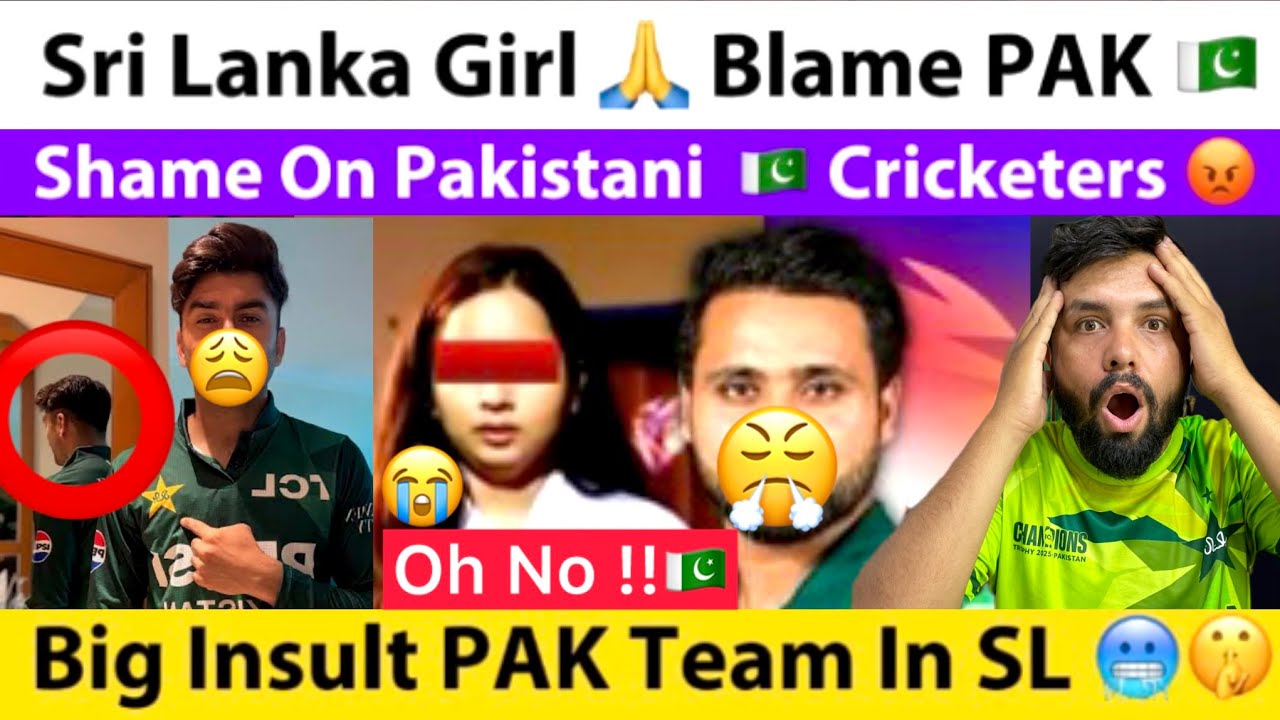 Shame Pakistani Cricketers 😡Sri Lanka Girl Report On Two PAK Players Insult Him During WC 2026 |