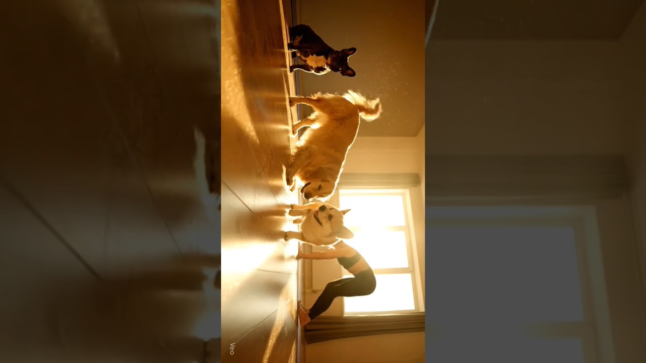 “Puppy Yoga | Stretching Together” 