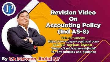 Revision Video On Accounting Policy (Ind AS- 8)