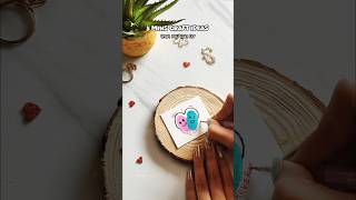 Easy 5mins craft idea🥰 #diy #youtubeshorts #art #cardcreations #viral