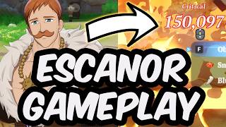 A MONSTER OF DESTRUCTION Escanor Gameplay First Look & Abyss Galland - Seven Deadly Sins: Origin screenshot 5