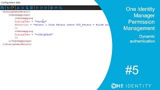 Identity Manager | Permission Management #5 | Dynamic authentication