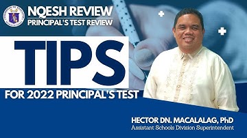 NQESH  / TIPS for 2022 Principal