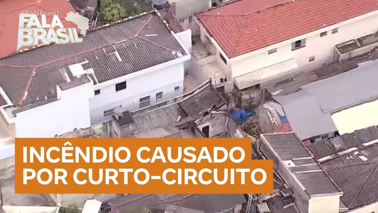 Incêndio destrói casa no Ipiranga, zona sul de São Paulo