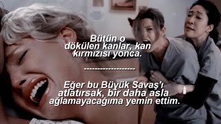 Taylor Swift-The Great War (TÜRKÇE ÇEVİRİ) Grey’s Anatomy Resimi