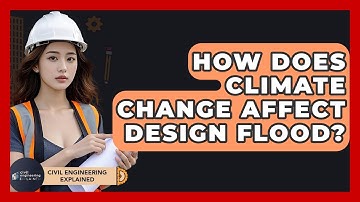 How Does Climate Change Affect Design Flood? - Civil Engineering Explained