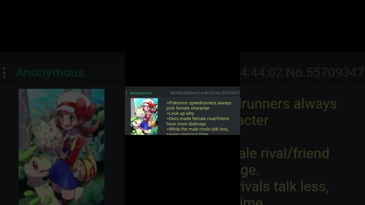 Anon speedruns pokemon #shorts #greentexts