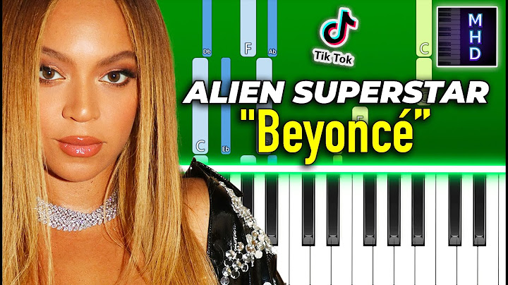 ALIEN SUPERSTAR Piano version - Piano performance video thumbnail