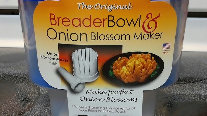  The Original Better Breader Bowl- All-in-One Mess-Free Batter  Breading Station for Home & On-the-Go- Pour Seasoning, Add Meat or Veggies  & Shake for Perfect Coating- Durable & Reusable for Meal Prep