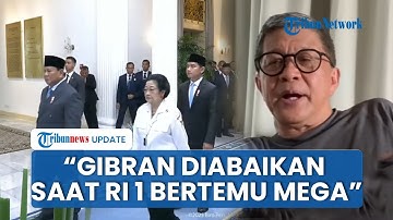 Rocky Gerung Soroti Gestur Gibran Jalan di Belakang Prabowo & Megawati: Wapres Kehilangan Marwahnya