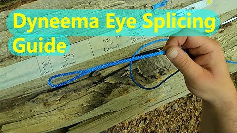 Brummel Eye Splices with access to Only One End 🌳 Splicing Loops Amsteel, Zing-it or Lash-it How-to