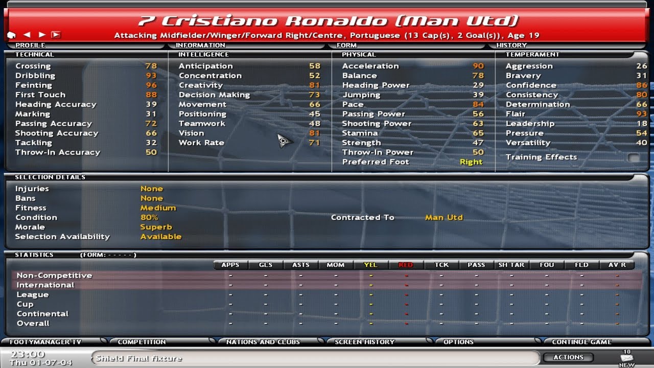 My First Football Management Game I Bought Championship Manager 5 Youtube