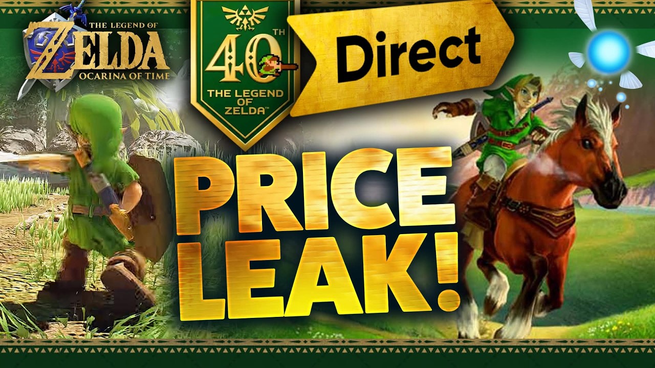 Thumbnail for Nintendo Leaked Ocarina of Time's Remake Price + Direct Rumors!