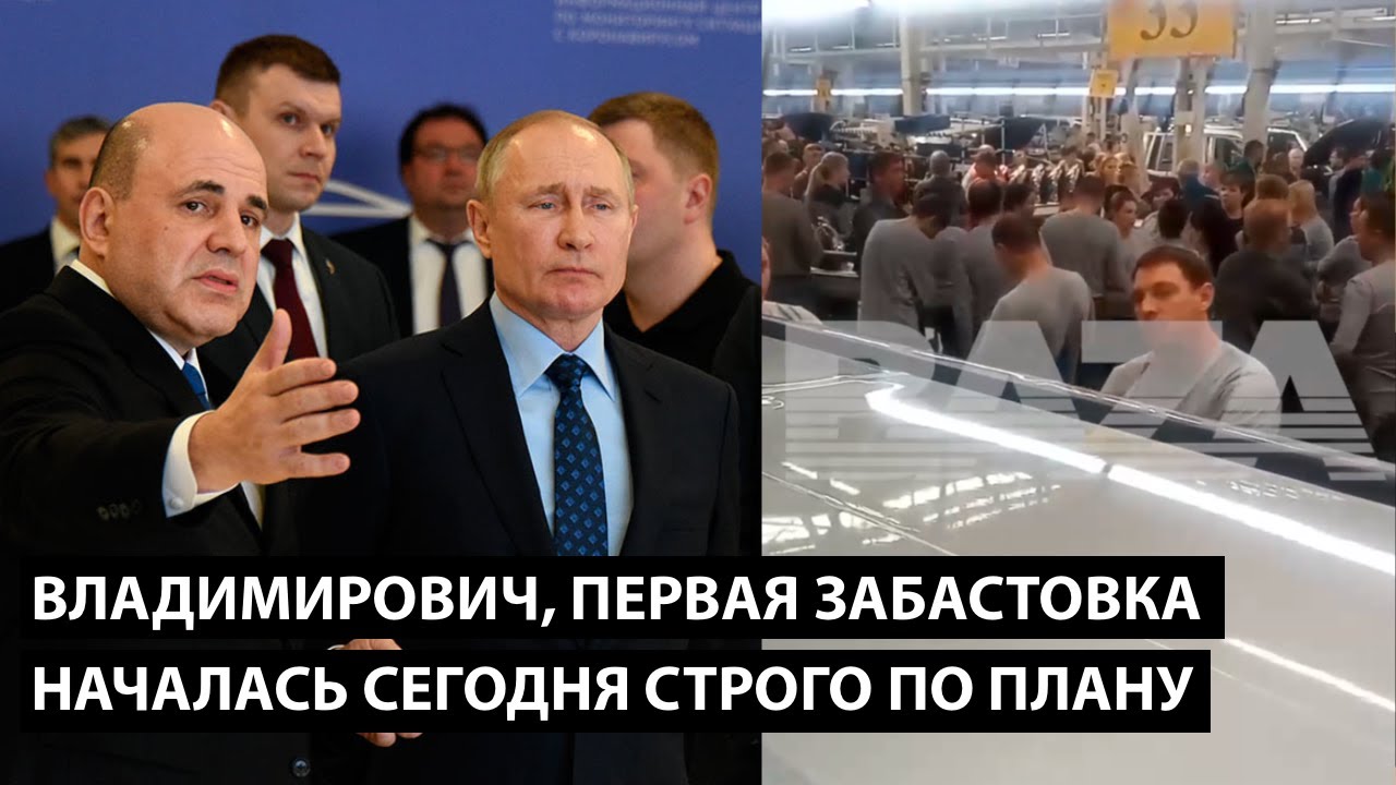 Владимирович, первая забастовка началась строго по графику. ВСЕ ИДЕТ КАК ОБЫЧНО ПО ПЛАНУ