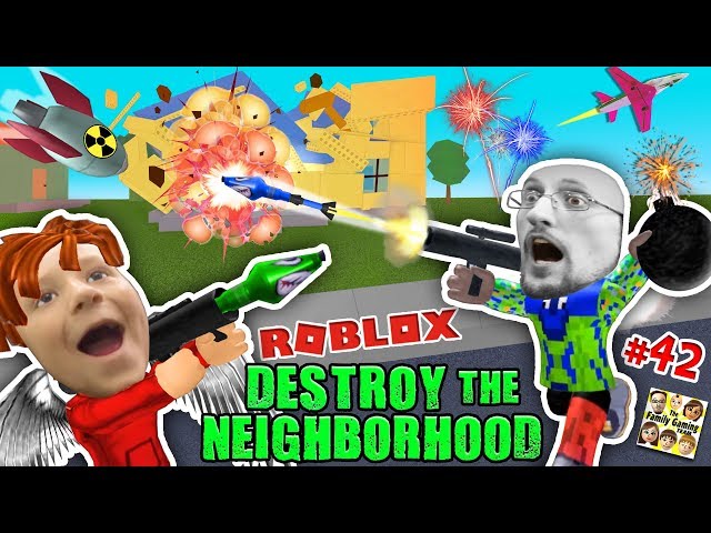 Roblox Destroy The Neighborhood W Airplane Awesome A Bomb Fgteev Get Rich Destruction 42 Youtube - roblox destroy the neighborhood gameplay