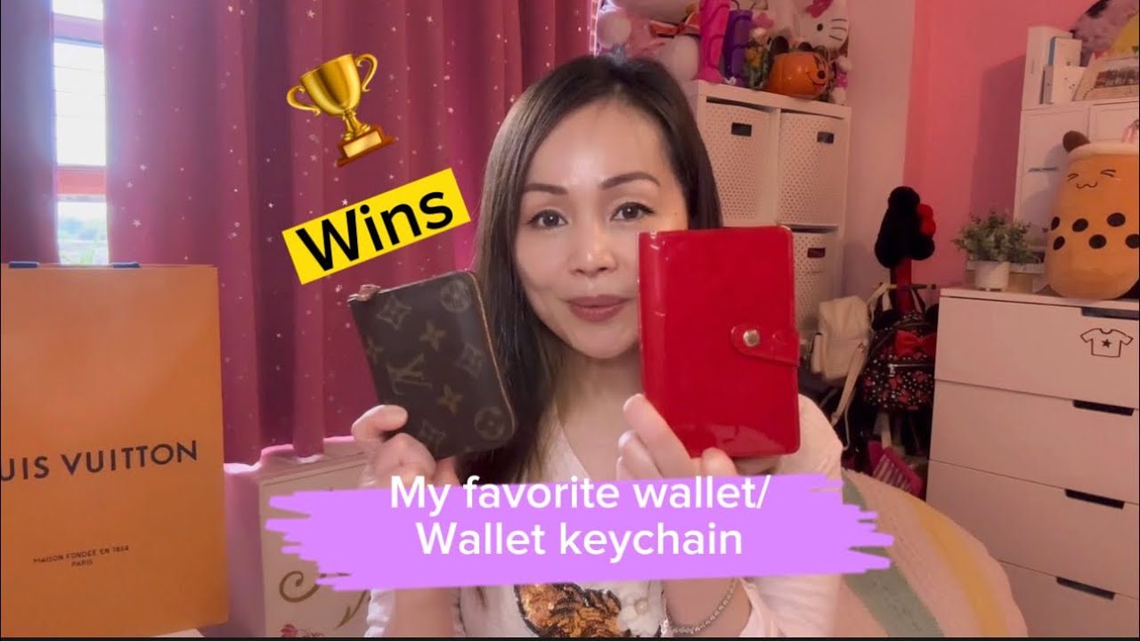 pink louis vuitton keychain wallet