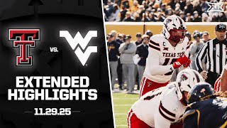 #5 Texas Tech vs. West Virginia Extended Highlights | 2025 Big 12 Football