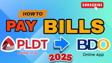 Learn HOW TO PAY PLDT INTERNET BILLS USING BDO APP ONLINE  Tagalog