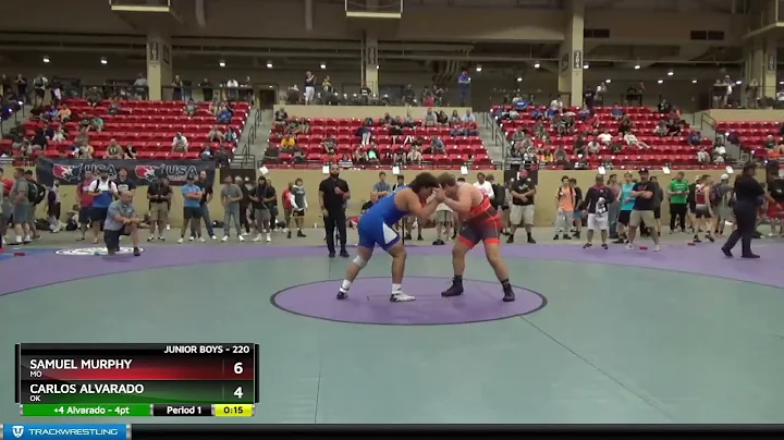 220 Lbs Quarterfinal - Samuel Murphy, MO Vs Carlos...