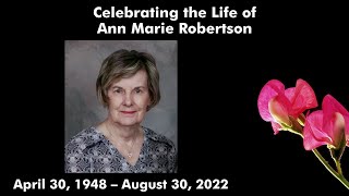 Celebration of Life for Ann Marie Robertson