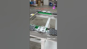 Ring guide rail system,chain conveyor line,curved linear guide,R200,R300,R400 #linearmotion#cnc