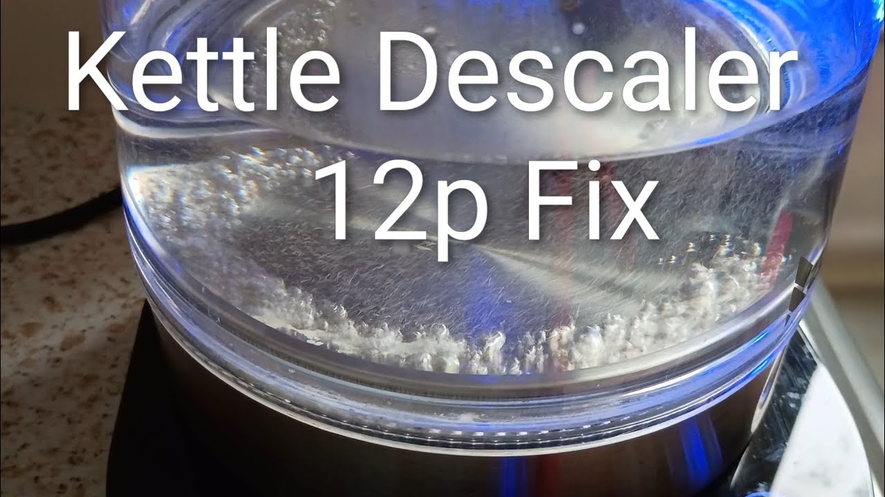 Quick Kettle Descaler 12p Distilled Malt Vinegar 1/3 Vinegar 2/3 Water Fix