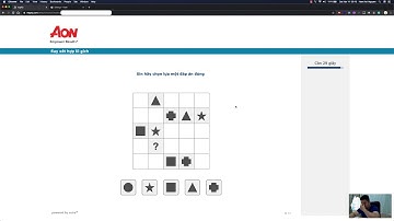 AON Deductive Logical Thinking - Logical Challenge - Personality Questionnaire