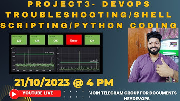 FREE PROJECT 3 - DevOps Real time Troubleshooting || Shell and Python Scripting