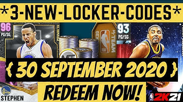 NBA 2K21 Locker Codes | 3 My Team Locker Codes| Locker Codes 2K21| 2K21 Locker Codes | Vc Glitch