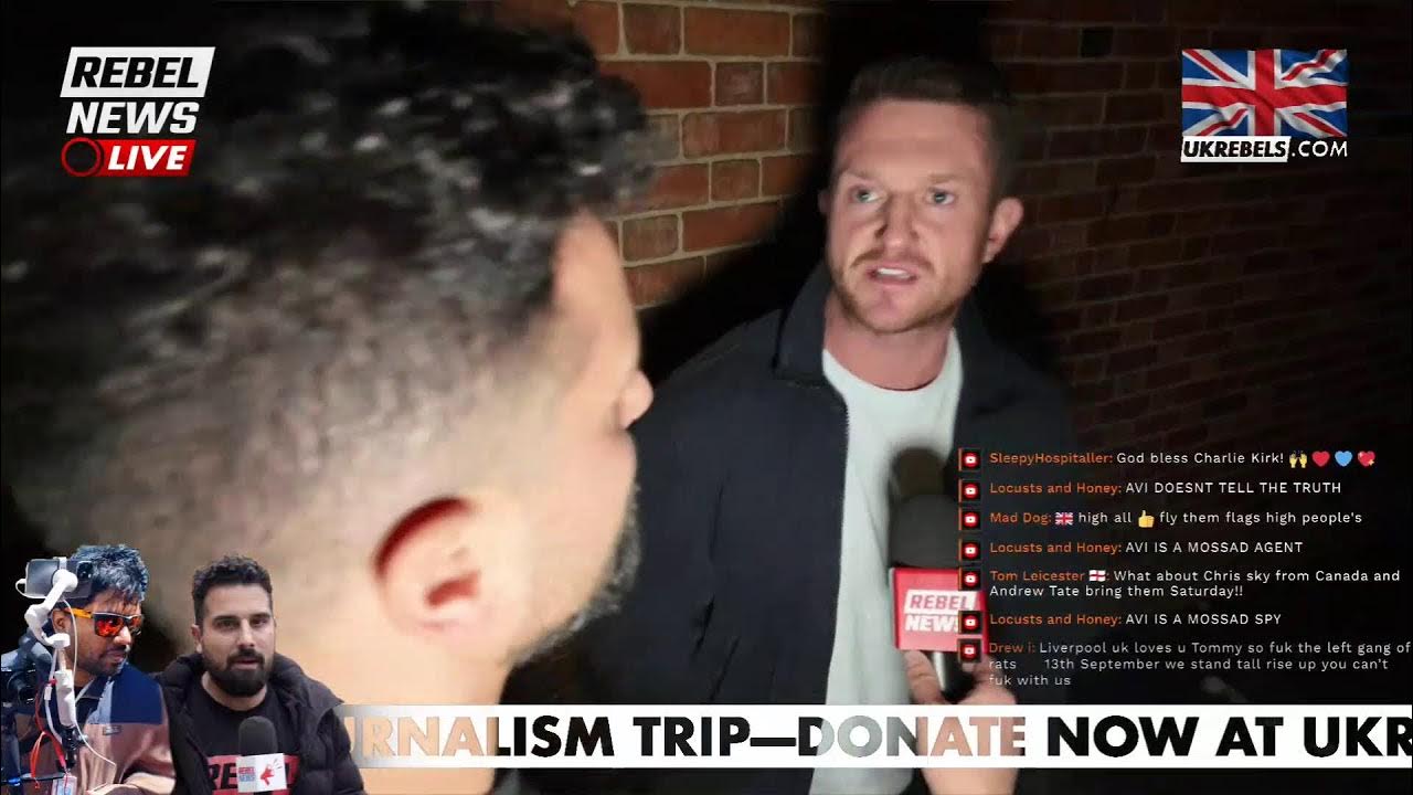 🔴 LIVE: Tommy Robinson ahead of MASSIVE protest — UKrebels.com