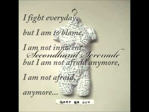 Hear Me Now Secondhand Serenade Ft. Juliet Simms (...