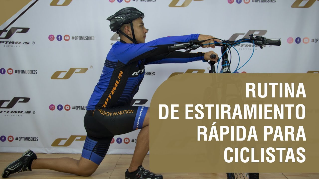 Estiramiento para antes y después de montar bici