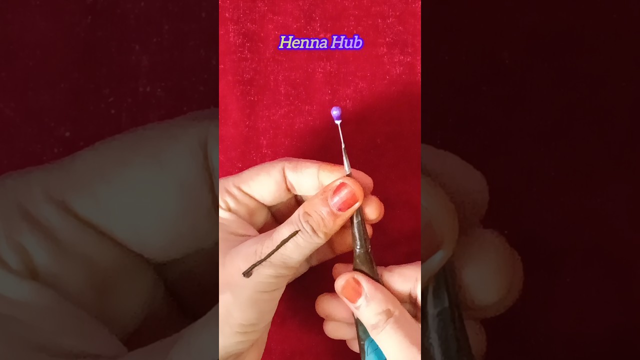 How to make Mehndi tip ❓