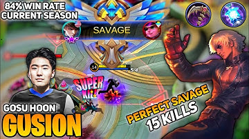 Perfect SAVAGE ! Gusion Smooth Combo [ Former Top 1 Global Gusion ] By Gosu Hoon - Mobile Legends
