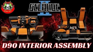 INTERIOR ASSEMBLY" RC4WD GELANDE II 2015 D90 BOBY SET