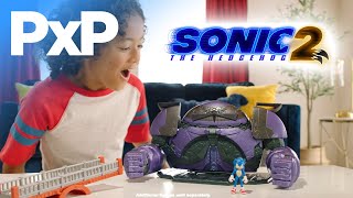 Defeat Robotnik’s Giant Eggman Robot with this new sonic playset! | A Toy Insider Play by Play
