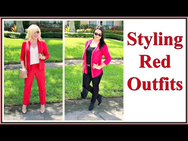 How to Style Red Outfits for Women Over 40  How Mature Women Wear the  Color Red 