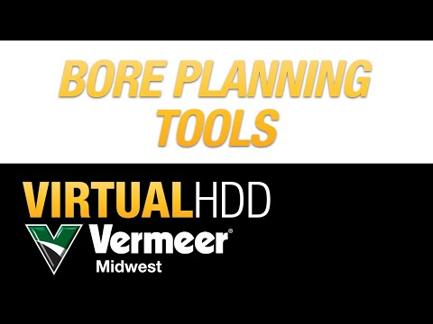 Virtual HDD Class - Bore Planning Tools