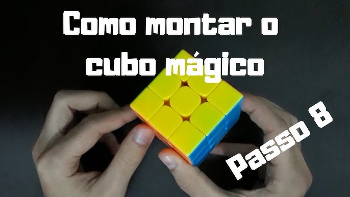 Como montar o cubo mágico Passo 7 