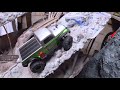 Scx24 B17 Betty testing grounds on indoor mini crawler course
